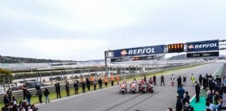 Minuto di silenzio e un adesivo speciale per ricordare Fausto Gresini a Valencia