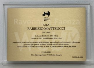 Sala riunioni di ANCI Emilia-Romagna intitolata al direttore Fabrizio Matteucci scomparso un anno fa