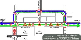 Marciapiedi dei portici di Castel Bolognese: al via i lavori di rifacimento