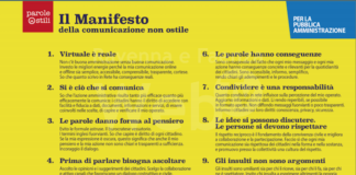 Il Comune aderisce al “Manifesto della comunicazione non ostile”