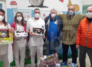 Una carovana di giochi donata alla Pediatria dall’Associazione “Qualcosa di grande per i piccoli”