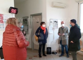 Lugo: il sindaco Davide Ranalli visita la Casa della Salute di Voltana