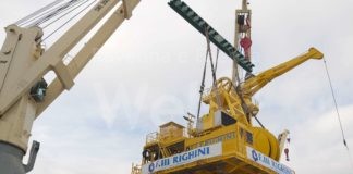 Impianto Righini imbarcato al terminal Sapir