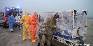 Da Cambopasso a Cesena: paziente trasportato in biocontenimento dall’Aeronautica Militare di Cervia
