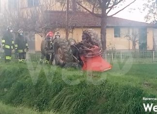 Tragedia a Cannuzzo: perde la vita ribaltandosi col trattore