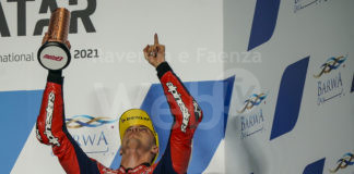 Moto2: Di Giannantonio terzo in Qatar dedica il podio a Fausto Gresini