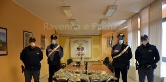 Punta Marina: Arresto di un albanese per detenzione ai fini di spaccio di circa 13 Kg di marijuana