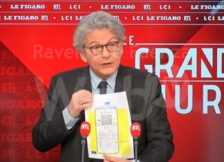 Breton: «Verso l’immunità in Ue il 14 luglio» E mostra il “passaporto sanitario”