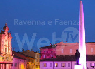 Lugo: l’ala di Baracca si illumina di lilla per la Giornata nazionale contro i disturbi alimentari