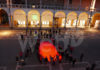 Faenza: Piazza del Popolo si illumina di rosso in ricordo di Ilenia