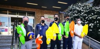 Uova di Pasqua ai piccoli degenti della Pediatria di Ravenna. Donate dal club di volley “Pietro Pezzi”