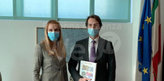 Tanya Dimitrova, console bulgaro, in visita alla Camera di Commercio di Ravenna