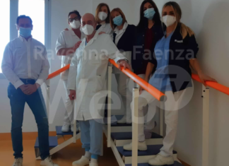 Donata una nuova scala ortopedica per la riabilitazione dei pazienti ricoverati all’ospedale di Ravenna