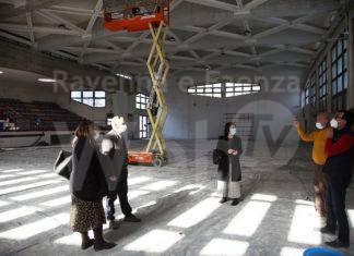 Proseguono come da programma i lavori al Palazzetto dello Sport di Bagnacavallo
