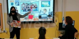 Dante e Alfonso Leoni nel percorso didattico creato dalla classe grazie al tour virtuale della mostra