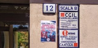 Movimento Nazionale contro i sindacati: “Non un atto intimidatorio, ma un volantino di denuncia”