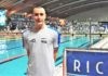 Michele Busa centra il settimo posto nei 50 dorso con il primato personale al Campionato italiano Assoluto di nuoto