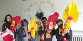 Le uova giallo-rosse a sostegno delle famiglie di Spazio104 inSIeme