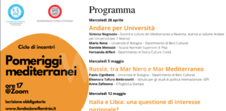 Pomeriggi mediterranei: il ciclo di incontri si apre con un focus dedicato all’Università