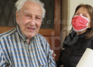 II cento anni di Lazzaro Tassinari, gli auguri del sindaco Massimo Isola