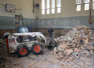 Bagnacavallo: Cominciate le opere di adeguamento sismico della palestra della scuola