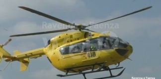 Violenta caduta a Sant’Eufemia: ciclista ricoverato d’urgenza al Bufalini