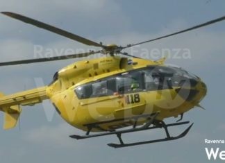 Violenta caduta a Sant’Eufemia: ciclista ricoverato d’urgenza al Bufalini