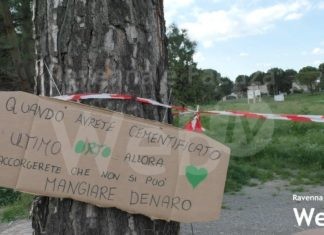 Presidio alla Ghilana per protestare contro il progetto di urbanizzazione