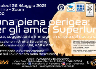 Il 26 maggio la Superluna: appuntamento con gli astrofili ravennati