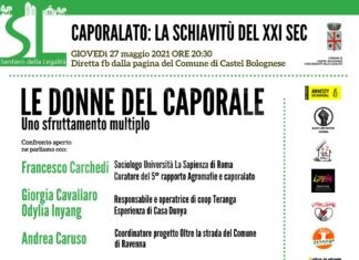 Le Donne Del Caporale: terzo appuntamento con “Caporalato: La Schiavitù Del XXI Sec”