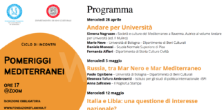 Domani il terzo appuntamento con i Pomeriggi mediterranei: ospiti dell’incontro l’ex ministro Minniti e il giornalista Alberto Negri