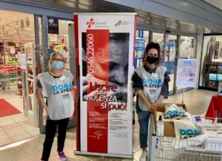 Raccolta alimentare alla Coop “I Capuccini” a sostegno delle donne accolte al centro antiviolenza SOS Donna
