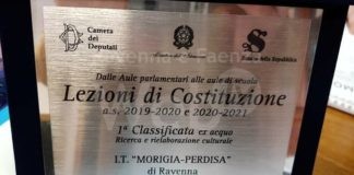 L’Istituto Tecnico Morigia-Perdisa di Ravenna è tra i vincitori del concorso “Lezioni di costituzione”