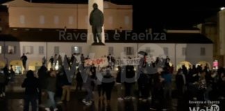 Dopo la manifestazione a Lugo, gli atti vandalici: la rabbia del sindaco