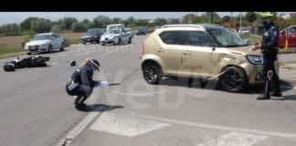 Scontro auto-scooter lungo viale Europa: grave un 70enne