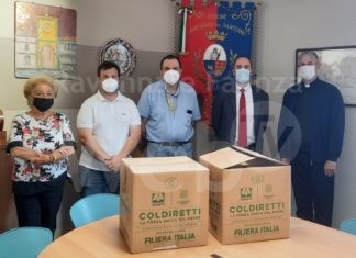 Sant’Agata sul Santerno: un aiuto ai più bisognosi grazie ai pacchi alimentari di Coldiretti
