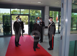 Il Comandante Interregionale Antonio Paparella in visita al Comando dei Carabinieri di Ravenna