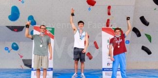 Arrampicata sportiva: il faentino Giovanni Placci è Campione Italiano nella specialità Boulder
