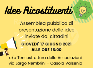 Idee Ricostituenti: le prime assemblee pubbliche a Casola Valsenio e Riolo Terme