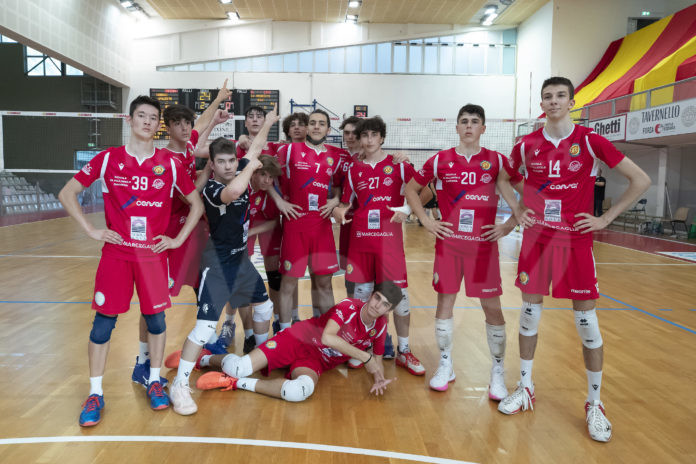 RAVENNA 13/06/21. VOLLEY PALLAVOLO, FASE INTERREGIONALE UNDER 17. Porto Robur Costa - Arezzo 3-0.