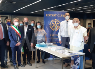 Il Rotary conferma il proprio impegno nell’hub vaccinale in fiera