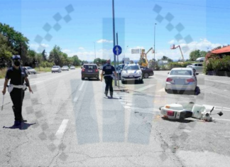 Incidente stradale all’incrocio fra via Granarolo e via Proventa
