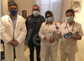 Donato un eco cardiografo tascabile all’ospedale di Faenza dall’Associazione Amici della Cardiologia