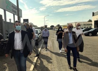 Lugo: sopralluogo del sindaco nelle aree artigianali con le associazioni Cna e Confartigianato