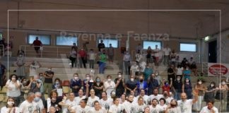 Il Comune rende omaggio all’E-Work Faenza dopo la promozione in A1