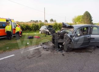 Incidente a Bagnacavallo: 3 feriti gravi