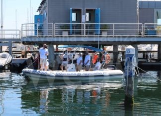 Guardia Costiera Ausiliaria: decine di partecipanti al corso di addestramento sul gommone