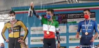Matteo Sobrero vince la cronometro ai Campionati Italiani di ciclismo a Faenza. Quarto Ganna