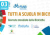3 giugno, Giornata Mondiale della Bicicletta. Fiab lancia la proposta: “Tutti a scuola in bici”