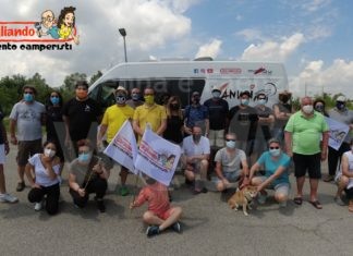 La manifestazione “camperisti anti daspo” dicono gli organizzatori è stata un successo
